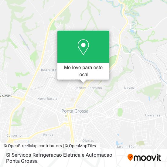 Sl Servicos Refrigeracao Eletrica e Automacao mapa