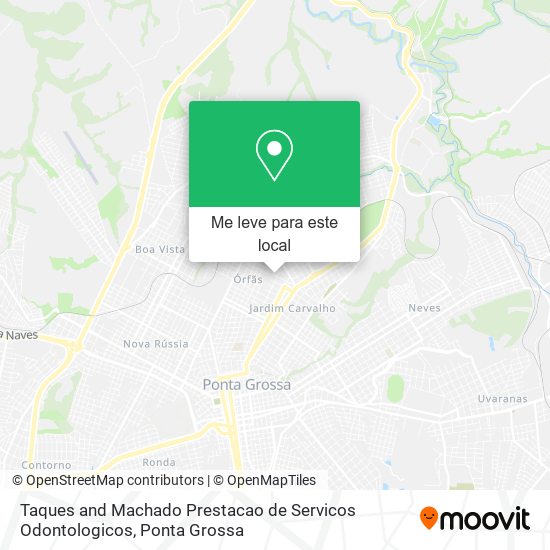 Taques and Machado Prestacao de Servicos Odontologicos mapa