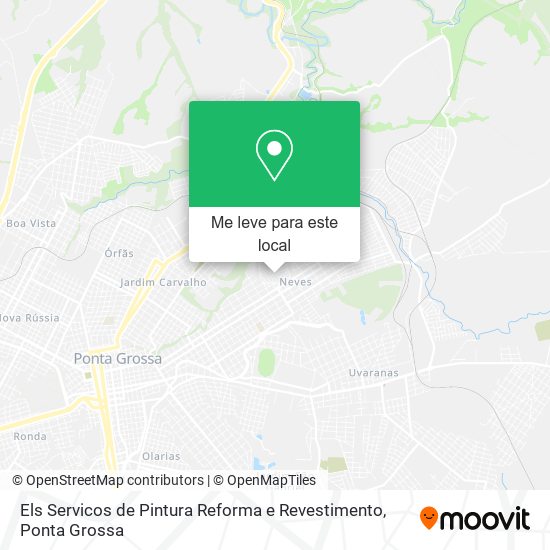 Els Servicos de Pintura Reforma e Revestimento mapa