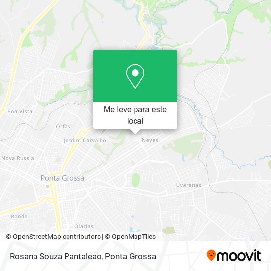 Rosana Souza Pantaleao mapa