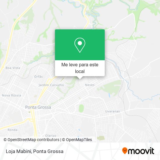 Loja Mabini mapa