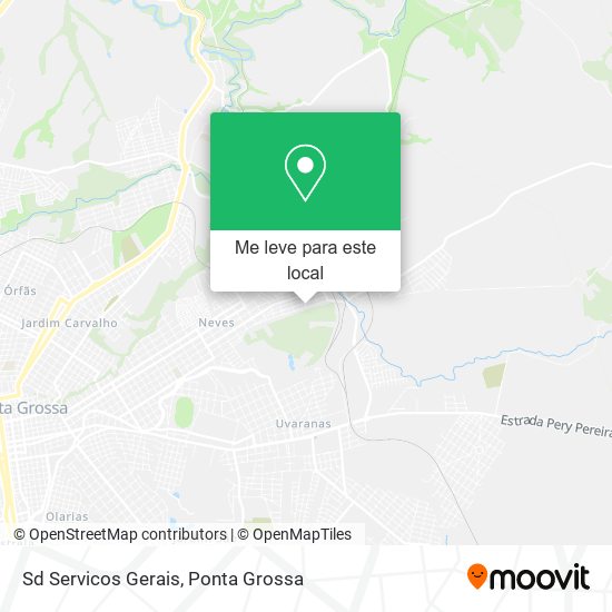 Sd Servicos Gerais mapa