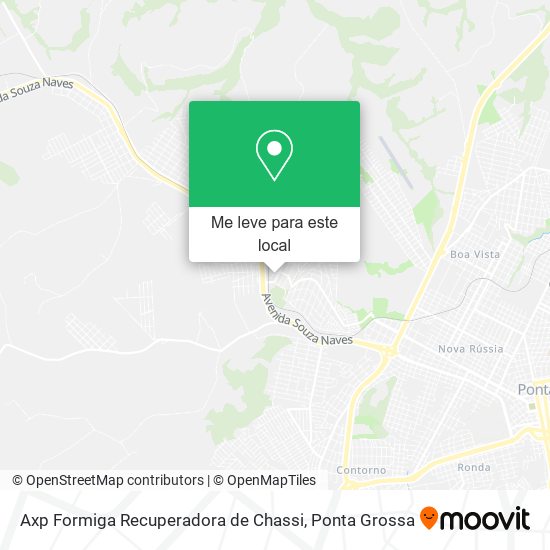 Axp Formiga Recuperadora de Chassi mapa