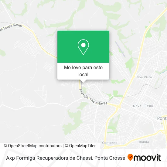 Axp Formiga Recuperadora de Chassi mapa