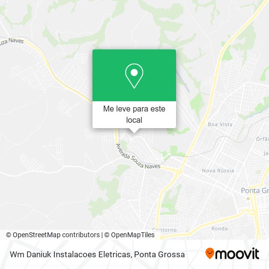 Wm Daniuk Instalacoes Eletricas mapa