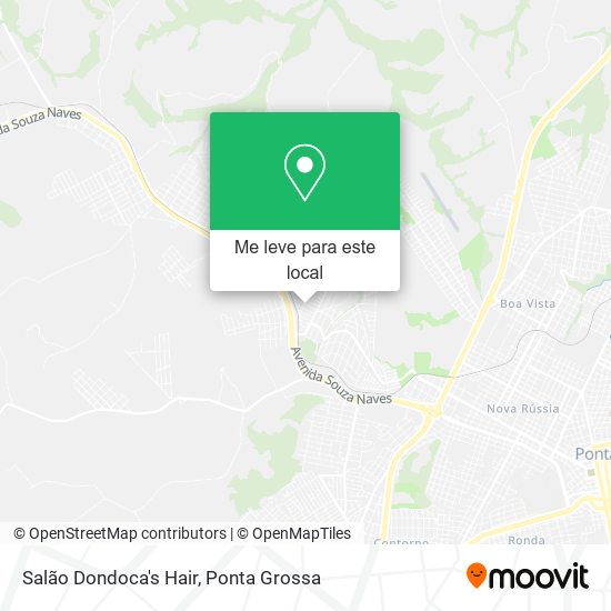 Salão Dondoca's Hair mapa