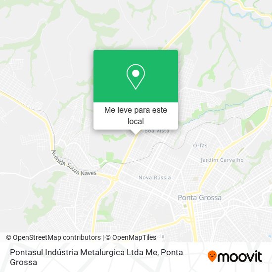 Pontasul Indústria Metalurgica Ltda Me mapa