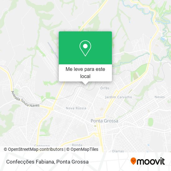 Confecções Fabiana mapa