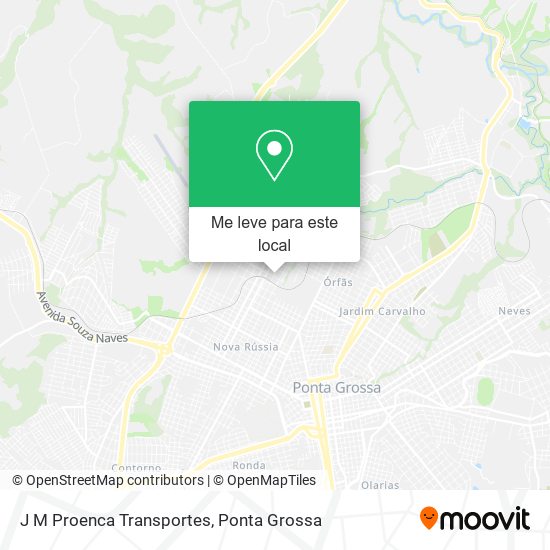 J M Proenca Transportes mapa