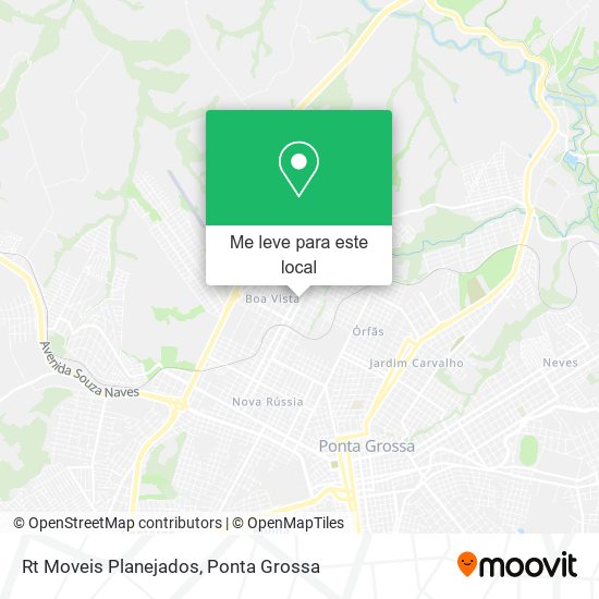 Rt Moveis Planejados mapa