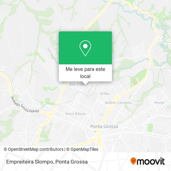 Empreiteira Slompo mapa