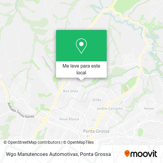 Wgo Manutencoes Automotivas mapa