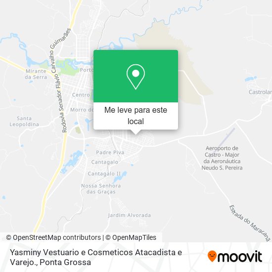 Yasminy Vestuario e Cosmeticos Atacadista e Varejo. mapa