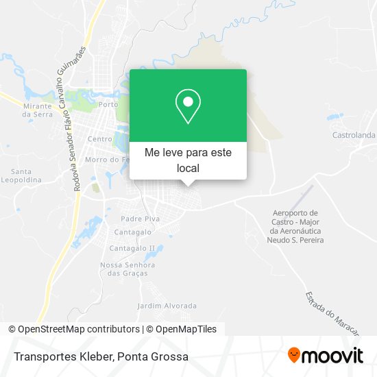 Transportes Kleber mapa