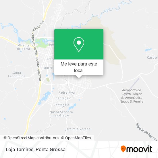 Loja Tamires mapa