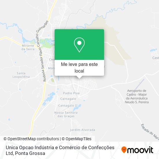 Unica Opcao Indústria e Comércio de Confecções Ltd mapa