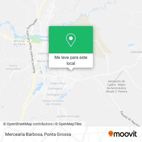 Mercearia Barbosa mapa
