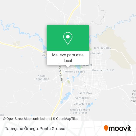 Tapeçaria Ômega mapa