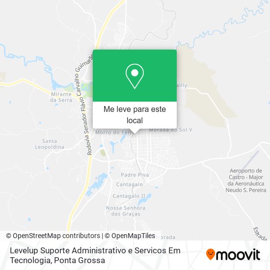 Levelup Suporte Administrativo e Servicos Em Tecnologia mapa