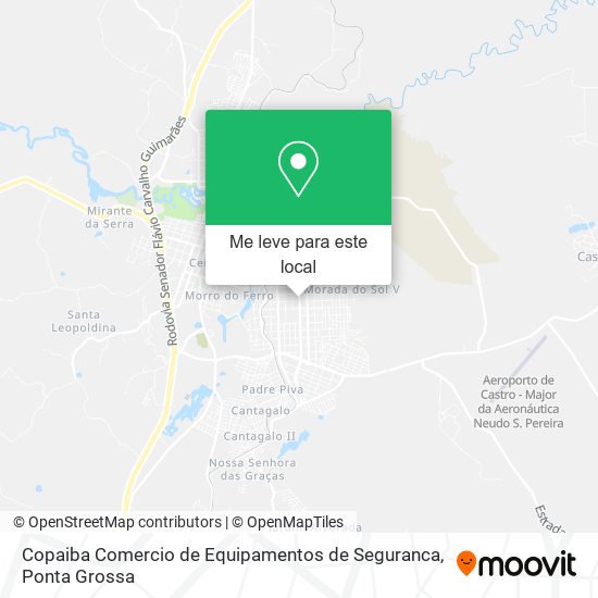 Copaiba Comercio de Equipamentos de Seguranca mapa