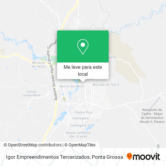 Igor Empreendimentos Tercerizados mapa