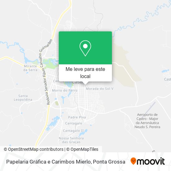 Papelaria Gráfica e Carimbos Mierlo mapa