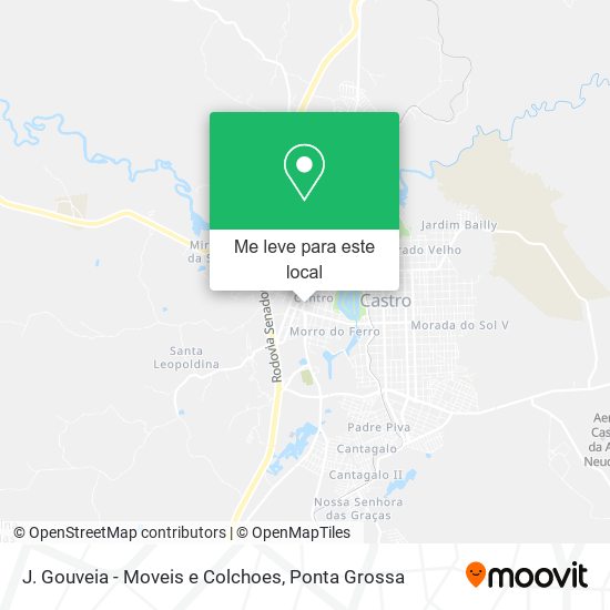 J. Gouveia - Moveis e Colchoes mapa