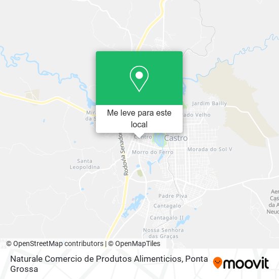 Naturale Comercio de Produtos Alimenticios mapa