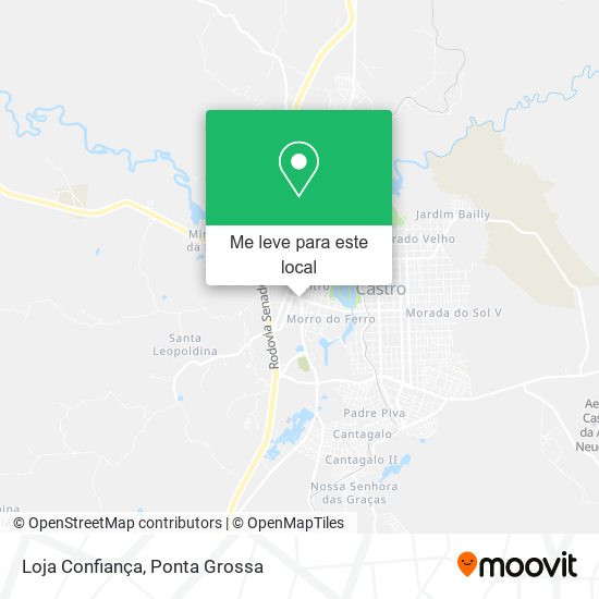 Loja Confiança mapa