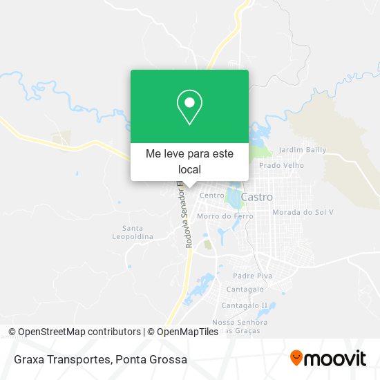 Graxa Transportes mapa