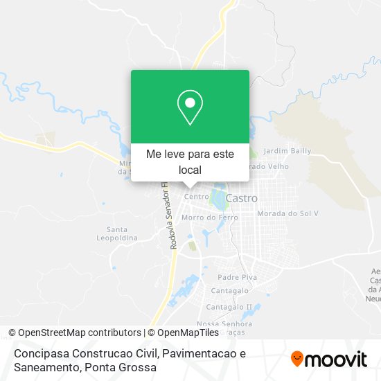 Concipasa Construcao Civil, Pavimentacao e Saneamento mapa