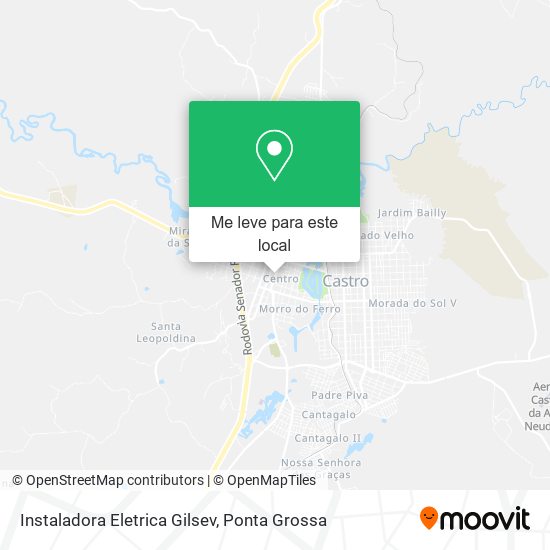 Instaladora Eletrica Gilsev mapa