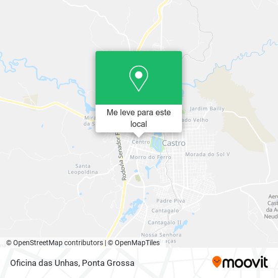 Oficina das Unhas mapa