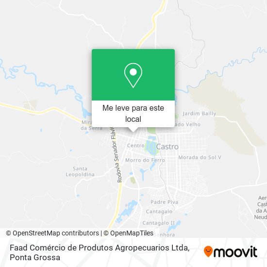 Faad Comércio de Produtos Agropecuarios Ltda mapa