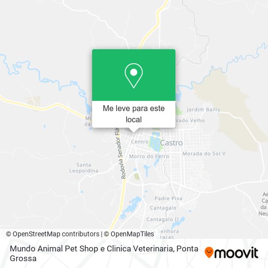 Mundo Animal Pet Shop e Clinica Veterinaria mapa