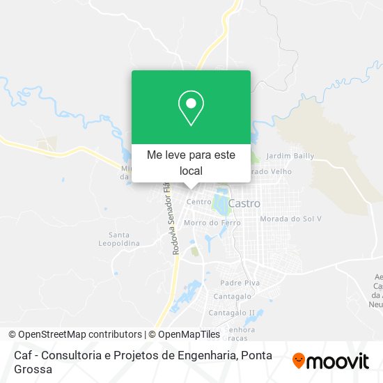 Caf - Consultoria e Projetos de Engenharia mapa