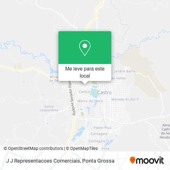 J J Representacoes Comerciais mapa