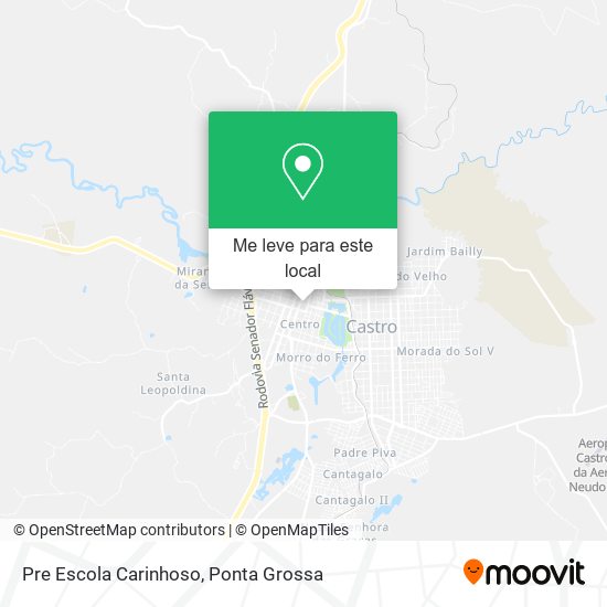 Pre Escola Carinhoso mapa