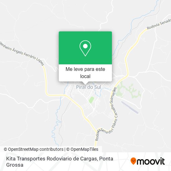 Kita Transportes Rodoviario de Cargas mapa