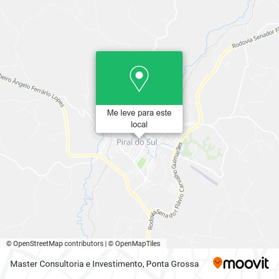 Master Consultoria e Investimento mapa