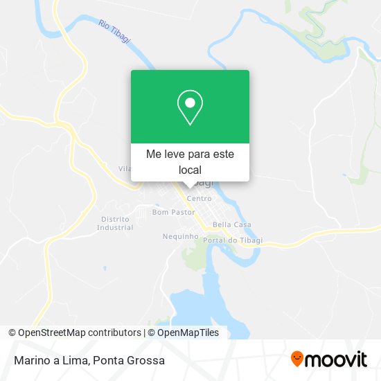 Marino a Lima mapa