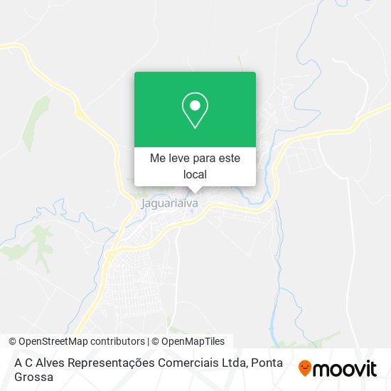 A C Alves Representações Comerciais Ltda mapa