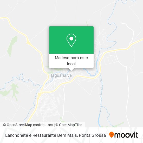 Lanchonete e Restaurante Bem Mais mapa