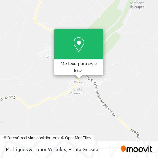 Rodrigues & Conor Veiculos mapa