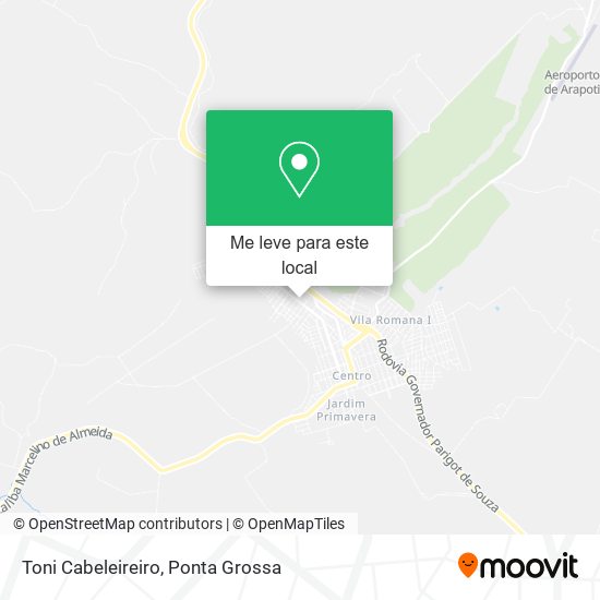 Toni Cabeleireiro mapa