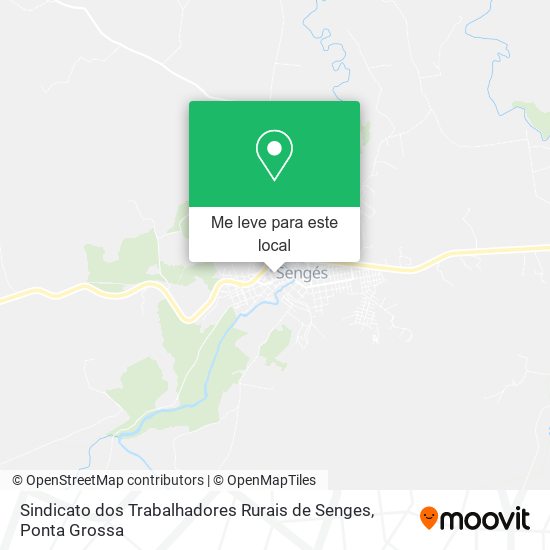 Sindicato dos Trabalhadores Rurais de Senges mapa