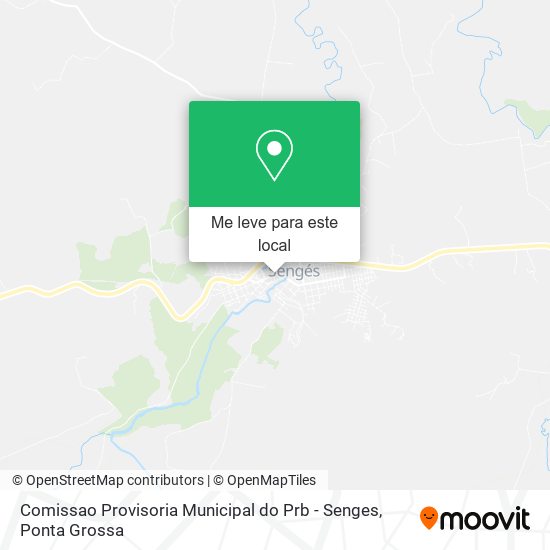 Comissao Provisoria Municipal do Prb - Senges mapa