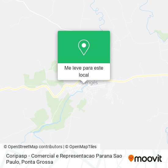 Coripasp - Comercial e Representacao Parana Sao Paulo mapa