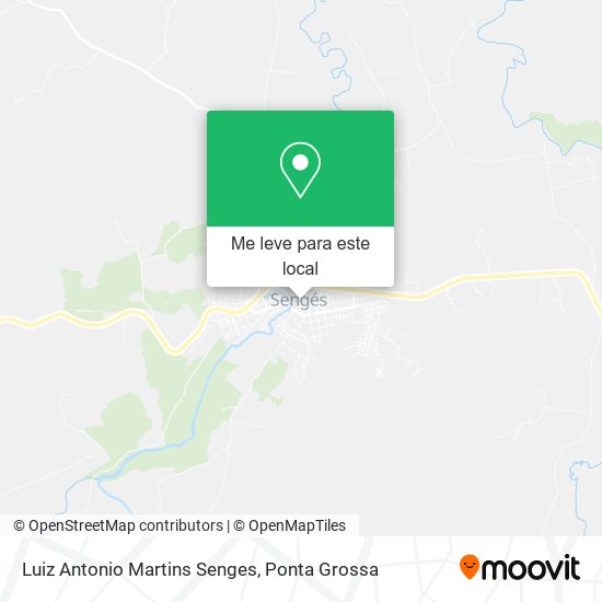 Luiz Antonio Martins Senges mapa