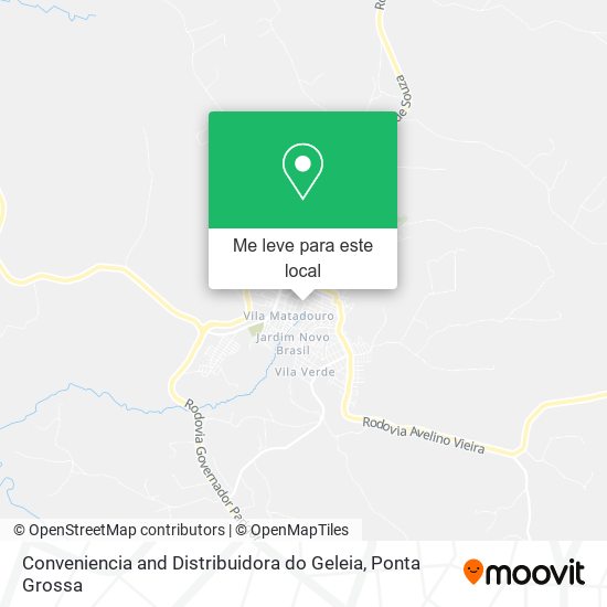 Conveniencia and Distribuidora do Geleia mapa
